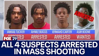 Moments leading up to 4th suspect's capture in SEPTA stop mass shooting that injured 8 students