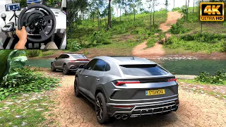 Lamborghini Urus & Aston Martin DBX | OFFROAD CONVOY | Forza Horizon 5| Thrustmaster T300RS gameplay