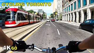 Cycling Toronto (Narrated) - Around Midtown & "Quiet Streets" on July 15 [4K]