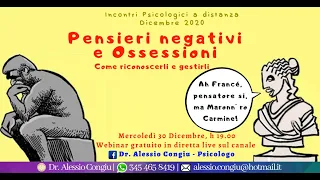 Pensieri negativi e ossessioni