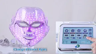 7 in 1 Water Oxygen Facial Beauty Machine with Mask | Konmison LB423C