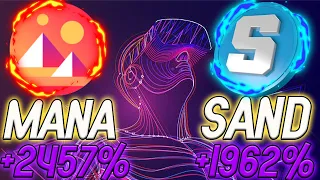 MANA/SAND МАШИНА ДЛЯ ПРИБЫЛИ! DECETRALAND/SANDBOX РОСТ НЕИЗБЕЖЕН! ЗОЛОТЫЕ БИЛЕТЫ В БУДУЩЕЕ!