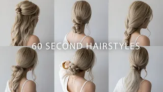 6 QUICK & EASY HAIRSTYLES | Cute Long Hair Hairstyles