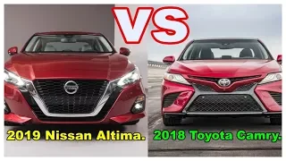 Toyota Camry vs Nissan Altima (2019) Head to Head.
