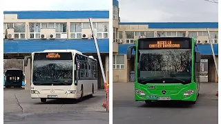 Autobuzele Mercedes benz citaro euro 4 și Hibryd 7090 la autobaza Nordului pe Acces