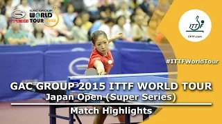 Japan Open 2015 Highlights: WU Yang vs LIU Shiwen (1/4)