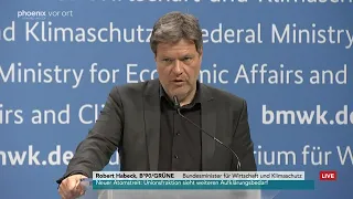 Robert Habeck zum Thema „Fortschritt der Energiewende mit aktuellen Entwicklungen“ | 26.04.2024