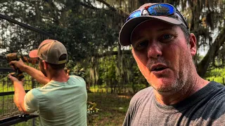 Florida trip to convert hog trap camera and deer raising.