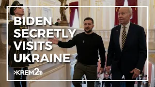 President Biden makes surprise visit to Ukraine