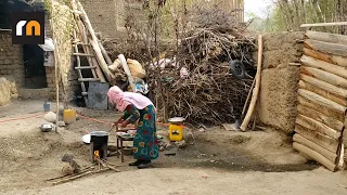 Simple and Pure Village Life Afghanistan - Cooking Chicken Qurma