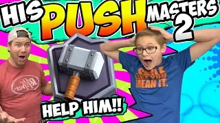 MY SON PUSHES to MASTERS 2! Can he do it?! Clash Royale