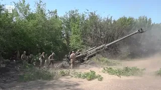 M777 go boom in Ukraine (нарізка гармата постріл/333)