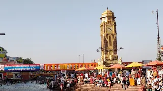 #Haridwar Ganga Aarti. Harki paudi