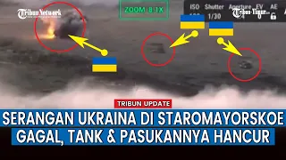 Full Pertempuran Sengit! Pasukan Moskow Serang Brutal Peralatan Militer Ukraina di Staromayorskoe