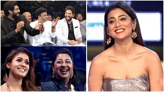 South Stars Laugh Out Loud On Mirchi Shiva's Hilarious Punches On Shriya Saran