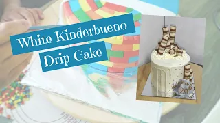 White Kinderbueno Drip Cake