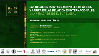 SIMPOSIO Relaciones Internacionales de África y África en las Relaciones Internacionales 22-10-2020