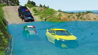 Cars vs Deep Water #12 | BeamNG DRIVE