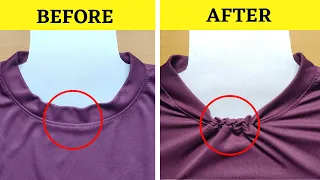 How to tighten loose neck on t shirt