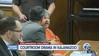 Kalamazoo shooting suspect has courtroom outburst