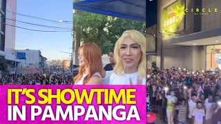 It’s Showtime Family, sinalubong ng libo-libong tao sa Pampanga para sa Bida Kapamilya event