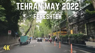 TEHRAN SPRING 2022 [4K] - Fereshteh Neighborhood - Agha Bozorgi Street (خیابان آقا بزرگی)