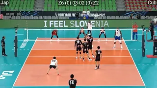 Volleyball Japan vs Cuba Amazing World Championship Full Match