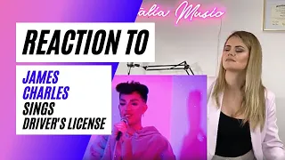 Voice Teacher Reacts to Driver's License - Olivia Rodrigo (Cover by James Charles)