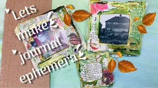 #junkjournal #ephemera reuse corrugated card  memory keepers LIVE REPLAY