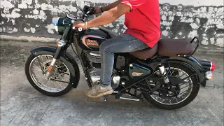 How To Drive Royal Enfield New Classic 350 - How To Ride Classic 350 Step By Step in Hindi