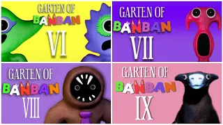 All Trailer Comparison: Garten Of Banban Chapter 9 Vs Chapter 8 Vs Chapter 7 Vs Chaptar 6