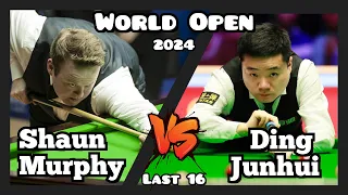 Shaun Murphy vs Ding Junhui - World Open Snooker 2024 - Last 16 Live (Full Match)