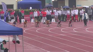 2019-3-8 Inter School Athletics Competition 2018-2019 Day 3 - Girls A Grade 100m Final