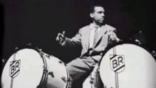 Buddy Rich Double Bass Drum Solo 1949 NY Paramount