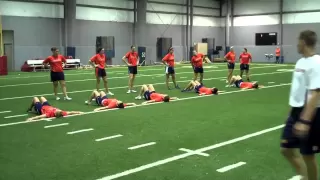 Auburn Softball Monday Workout 9 27 2010 Speed and Power Drills.wmv