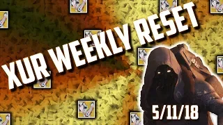 Xur Weekly Reset 5/11/18 | Ashen Wake Titan Gauntlets are Awesome | New Exotic - Destiny 2