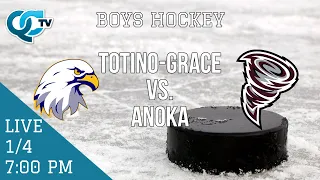 Boys Hockey: Totino-Grace @ Anoka | Anoka High School | QCTV