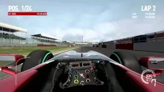 F1 2010 Silverstone Qualifying 1 gameplay