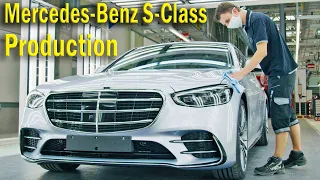 2021 Mercedes-Benz S-Class Production  Mercedes Factory Germany Sindelfingen, German Production