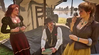 Dutch Flirts with Mary-Beth + Molly Jealous / Hidden Dialogue / Red Dead Redemption 2