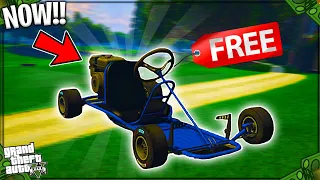 GO KARTS ARE NOW HERE IN GTA 5 ONLINE AND ARE FREE!! (FULL GO KART VEHICLE REVIEW)