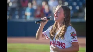 Victoria Anthony - Singing the American & Canadian National Anthems