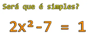 2x²-7 = 1 ✅