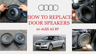 How to replace door speakers on AUDI A3 8P [+LINKS]