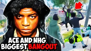 Yungeen Ace And “NHG” Biggest Bangout😂*20 MINUTES LONG*| GTA RP | Last Story RP |