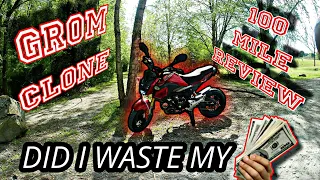 NEW 2024 Grom Clone 125cc Review - Is It Worth $1600??