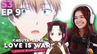 MIYUKI HAS CHANGED🥺 | Kaguya-sama: Love Is War ULTRA ROMANTIC Season 3 Episode 9 REACTION