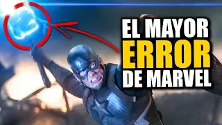 ¡IMPOSIBLE! El mayor error de Marvel es cuando el Capitán América levanta el Mjolnir