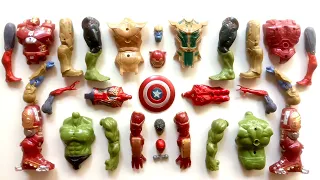 Merakit Mainan HULK VS SPIDERMAN VS THANOS VS HULK BUSTER SUPERHERO AVENGERS