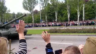 Парад Победы в Донецке 2016